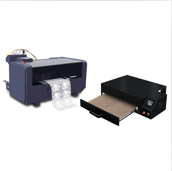 Mini imprimante DTF automatique Portable de petite taille, directement sur Film A3 + large 35cm, avec Machine de séchage de poudre XP600 L1800