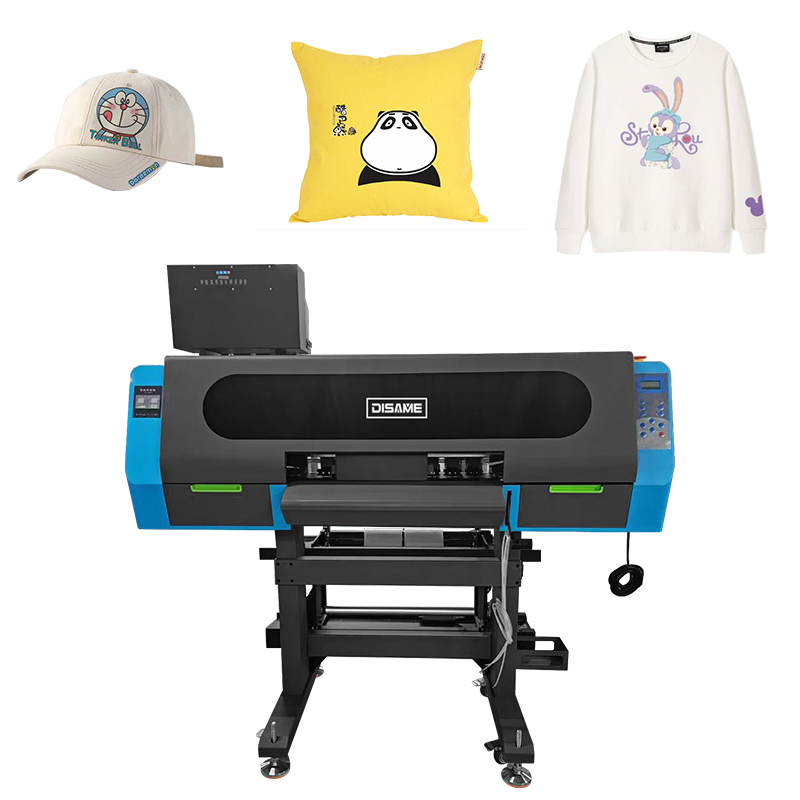 Directement pour filmer l'imprimante DTF 60 cm 5-6 têtes d'impression pour l'impression de t-shirts Imprimante à jet d'encre DTF Imprimante multicolore