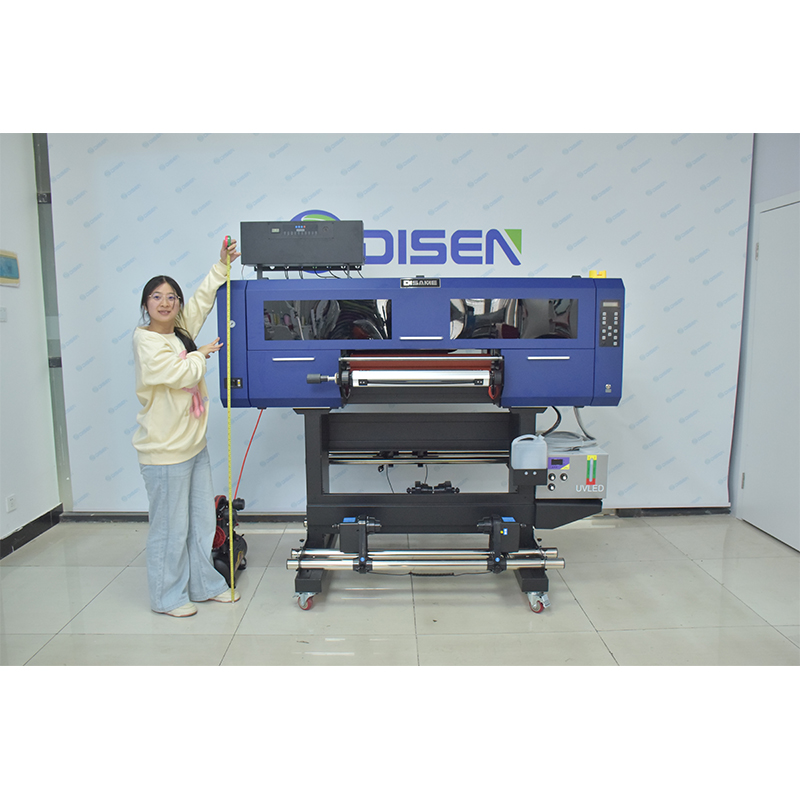 Imprimante UV DTF 60cm, impression d'étiquettes en cristal, impression 3D multicolore, prix d'usine