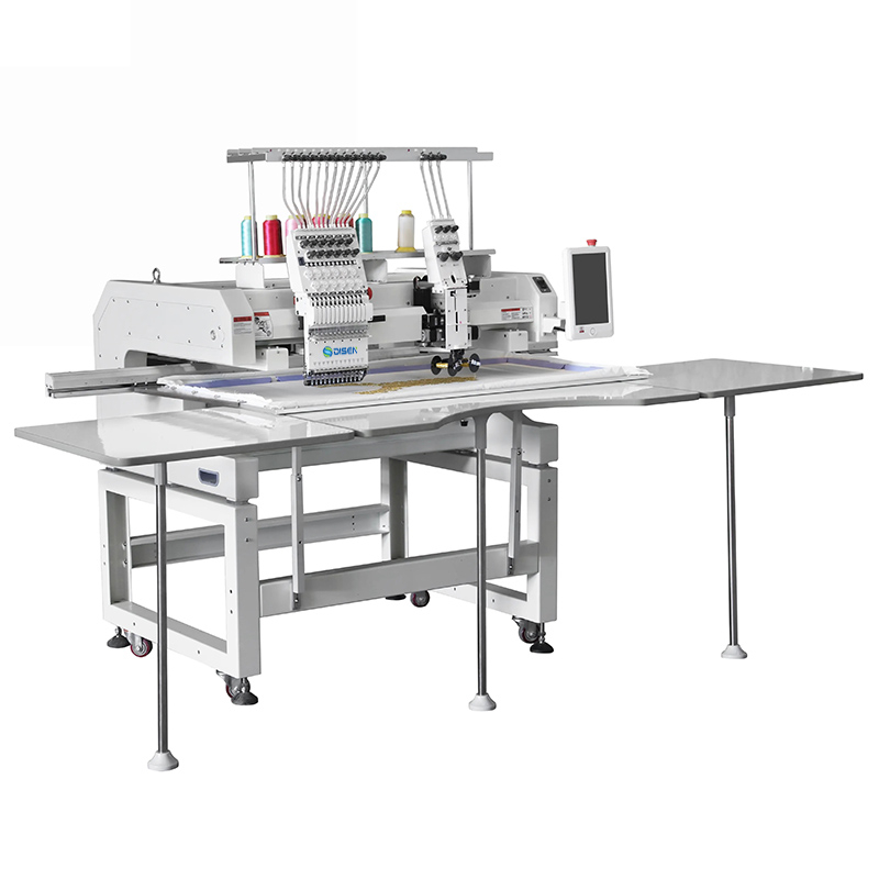 Machine de broderie à enregistrement de cordon 9/12 aiguilles pour tissu 