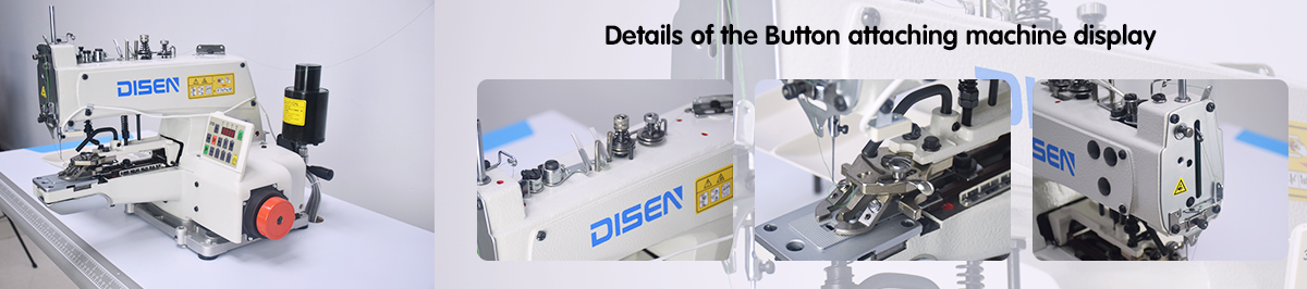 D&eacute;tails de l'affichage de la machine de fixation du bouton