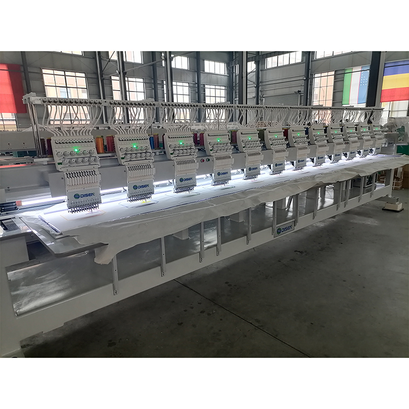 Machine de broderie multifonction professionnelle en gros professionnel 12 têtes