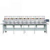 Machine de broderie de tête de qualité CAP / T-shirt / vêtement / machine à broder automatique à plat 