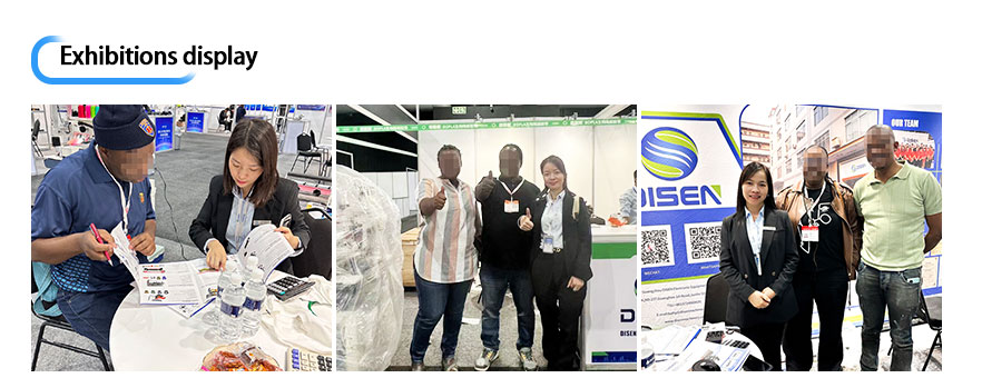 Exposition sud-africaine, photo avec les clients