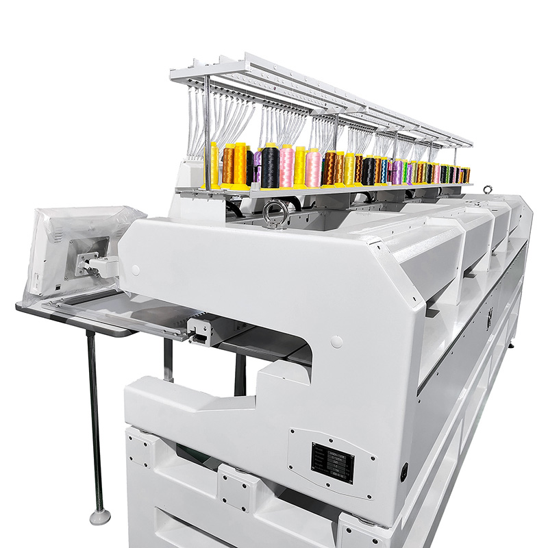 Machine à broder multi-têtes pour vêtements finis à huit têtes, DS-J1208, pour l'industrie textile
