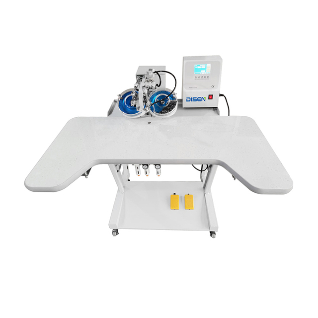 Machine semi-automatique de fixation à chaud de strass à ultrasons DS-S201, pour vêtements en tissu Textile