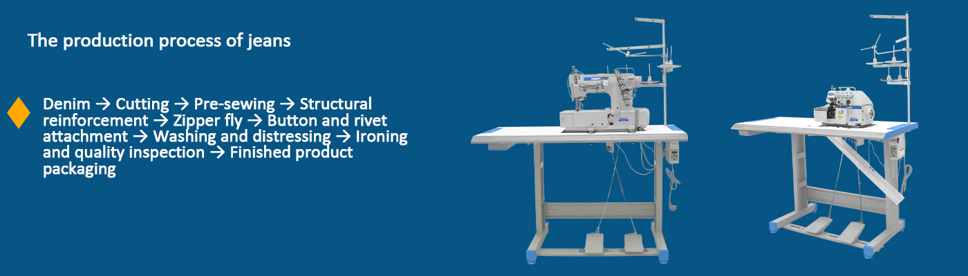 Le processus de production du jean