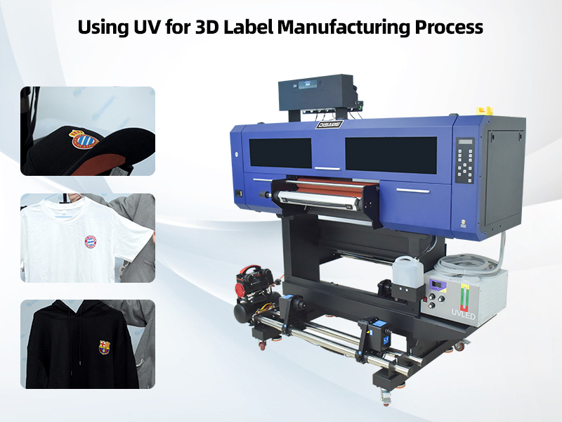 Utilisation des UV pour le processus de fabrication d'étiquettes 3D