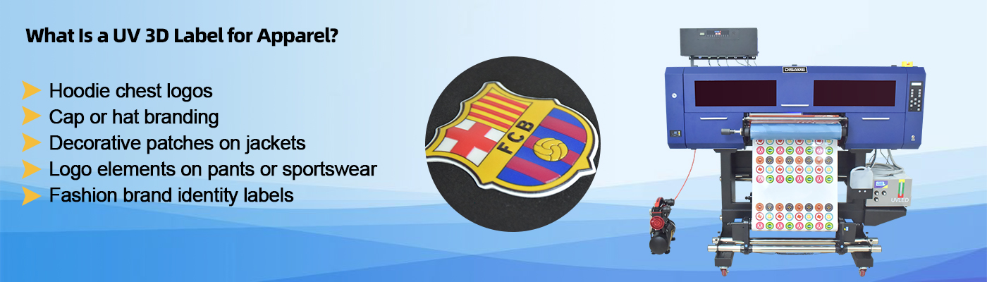 Qu'est-ce qu'une &eacute;tiquette UV 3D pour les v&ecirc;tements