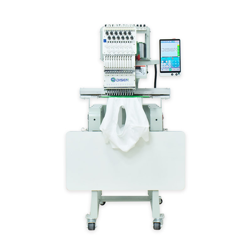 DSC-J1201 Mini machine à broder à tête unique 30 * 40cm tshirt automatique de broderie de couture automatique informatisé
