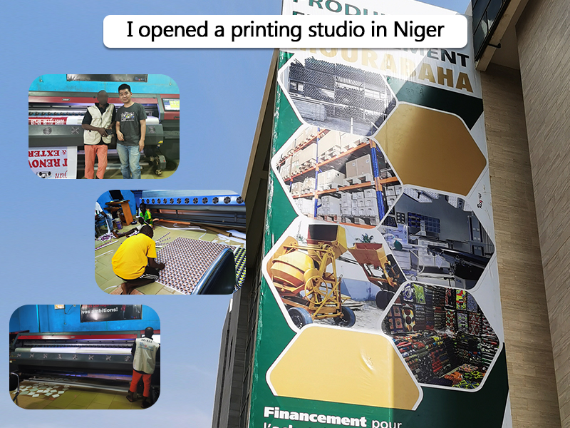 J'ai ouvert un studio d'impression au Niger