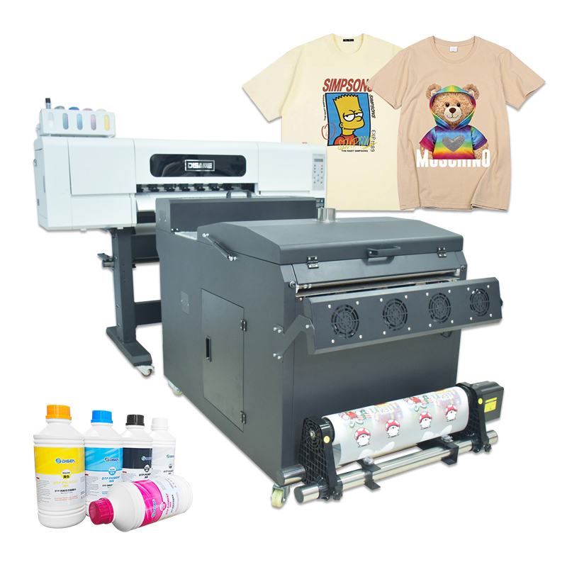 DS-MC760DW A1 Imprimante DTF numérique 60cm Transfert de chaleur Pet Film 2 ou 4 HEAD 70cm DTF Machine