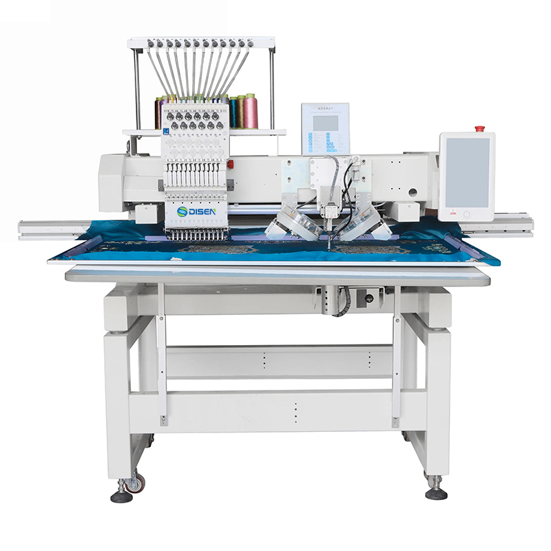 Machine à hot fixes et machine à broder pour le tissu