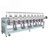Machine de broderie de tête de qualité CAP / T-shirt / vêtement / machine à broder automatique à plat 