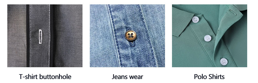Boutonnière de T-shirt, vêtements en jean, POLO