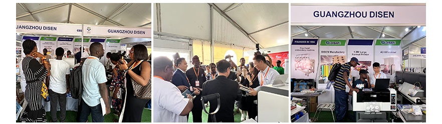 Exposition Nigeria 2024, photo avec les clients