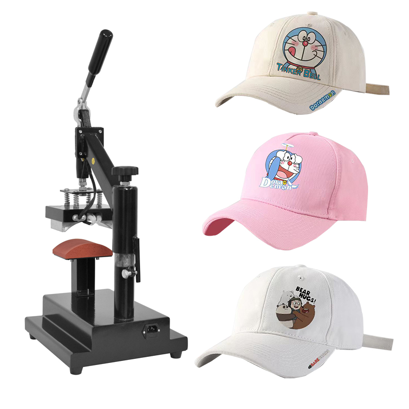 Machine de presse à chaud de Logo, machine de transfert par sublimation de haute qualité 8x15CM pour casquette et chapeau