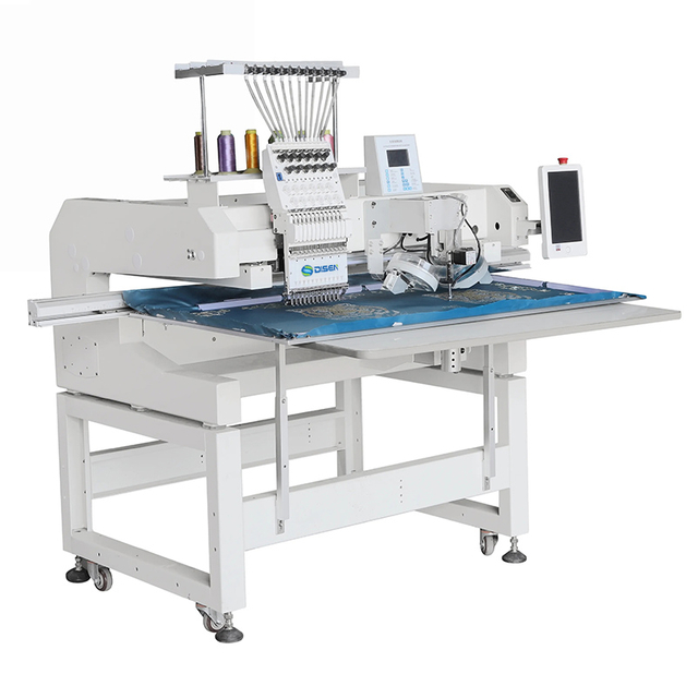 Machine à hot fixes et machine à broder pour le tissu