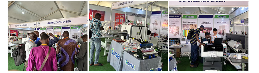 Exposition du Nigéria, photo avec les clients