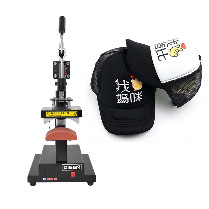 Machine de presse à chaud de Logo, machine de transfert par sublimation de haute qualité 8x15CM pour casquette et chapeau