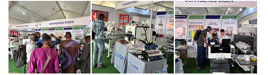 Exposition du Nigéria, photo avec les clients