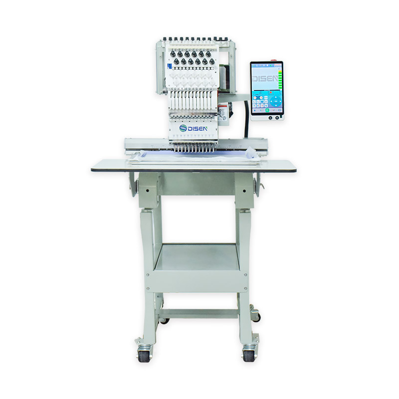 DSC-J1201 Mini machine à broder à tête unique 30 * 40cm tshirt automatique de broderie de couture automatique informatisé