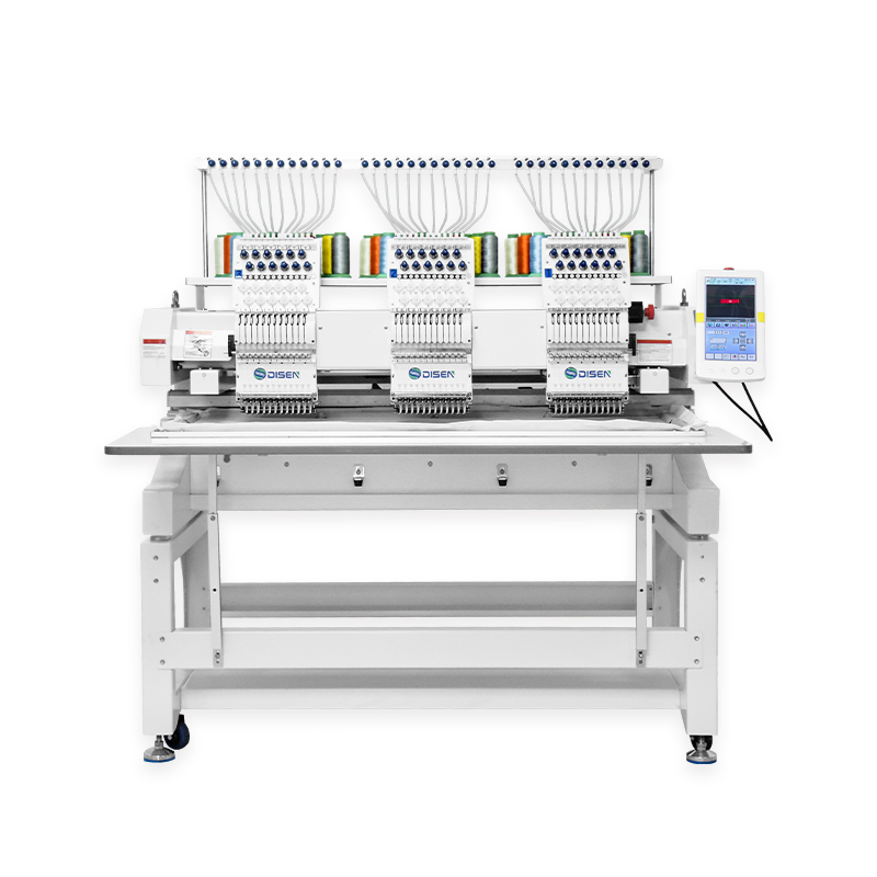 DS-J1203 Trois têtes 12 Machine de broderie d'aiguilles