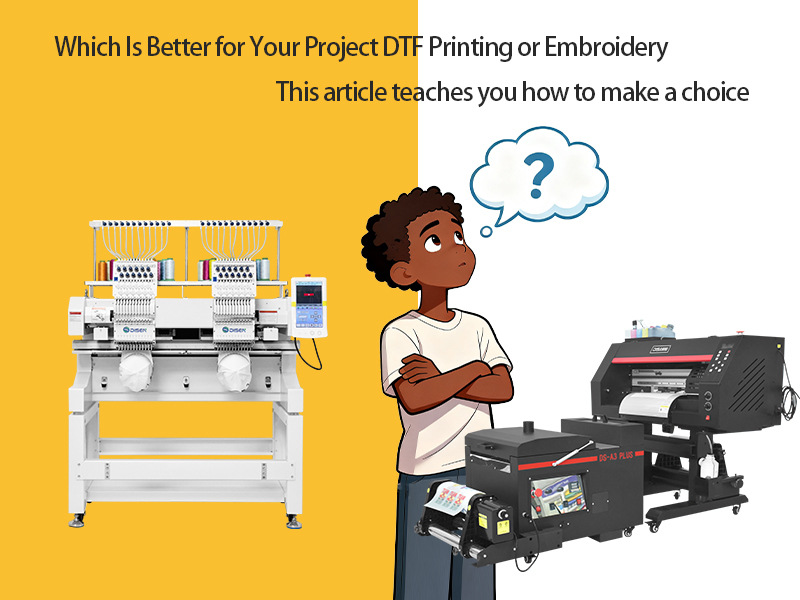 Quel est le meilleur pour votre projet d'impression ou de broderie DTF